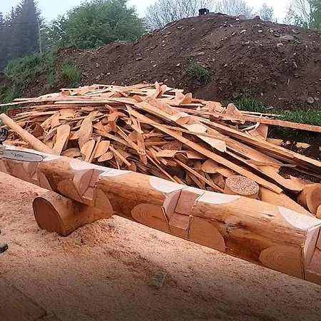 Wood Log Chalet